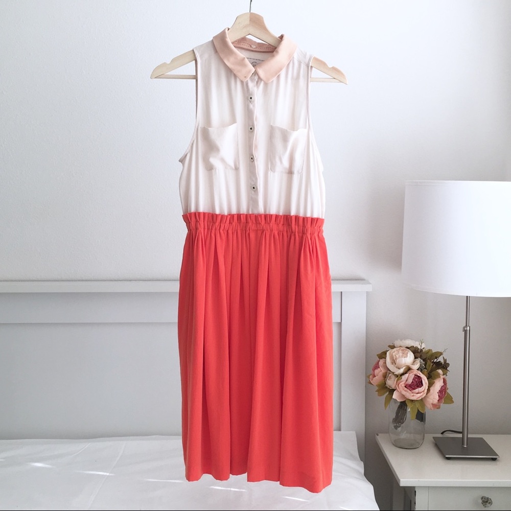 Anthropologie Cinched Waist Dress - Size 4